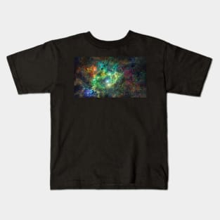 Nebulae And Stars Kids T-Shirt